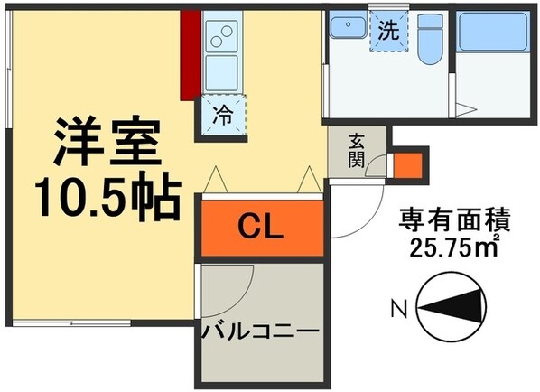 グランニール幕張の物件間取画像